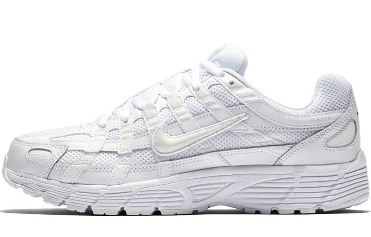 Nike P 6000 Triple White Women's