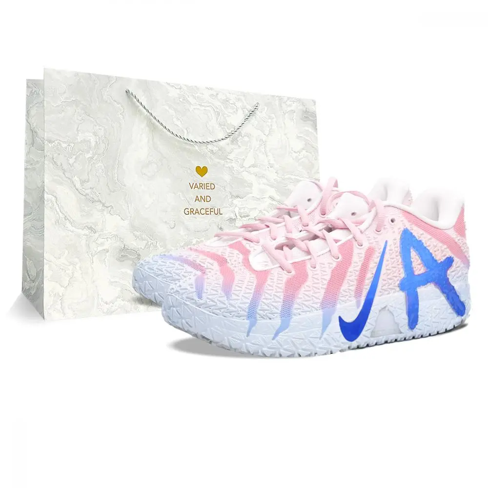 Nike Ja Morant 3 Low top Basketball Shoes Unisex Blue Pink