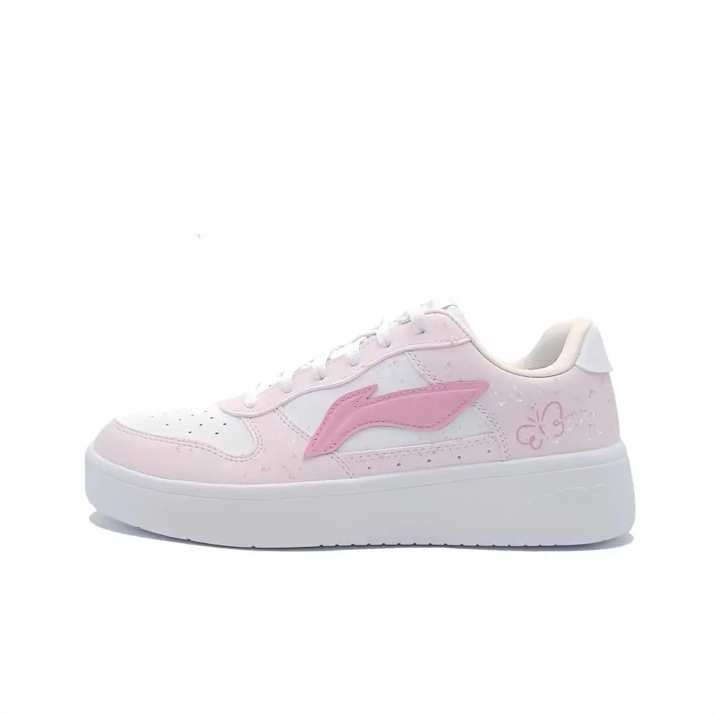 LiNing Pontoon Boats Abrasion Resistant Breathable Slip Resistant Low top Skateboard Shoes Women's