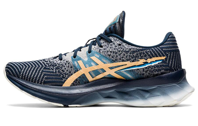 Asics Novablast 'Pixel Noise   French Blue Champagne' Women's