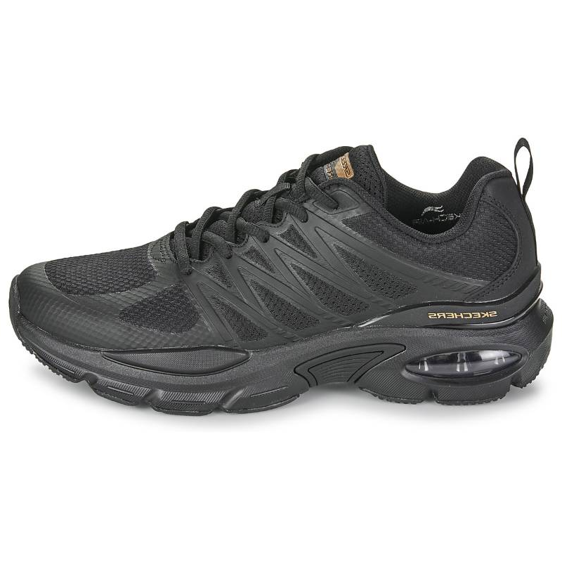 Skechers Cushioning Wear-Resistant Low-Top Casual Shoes Men's Black