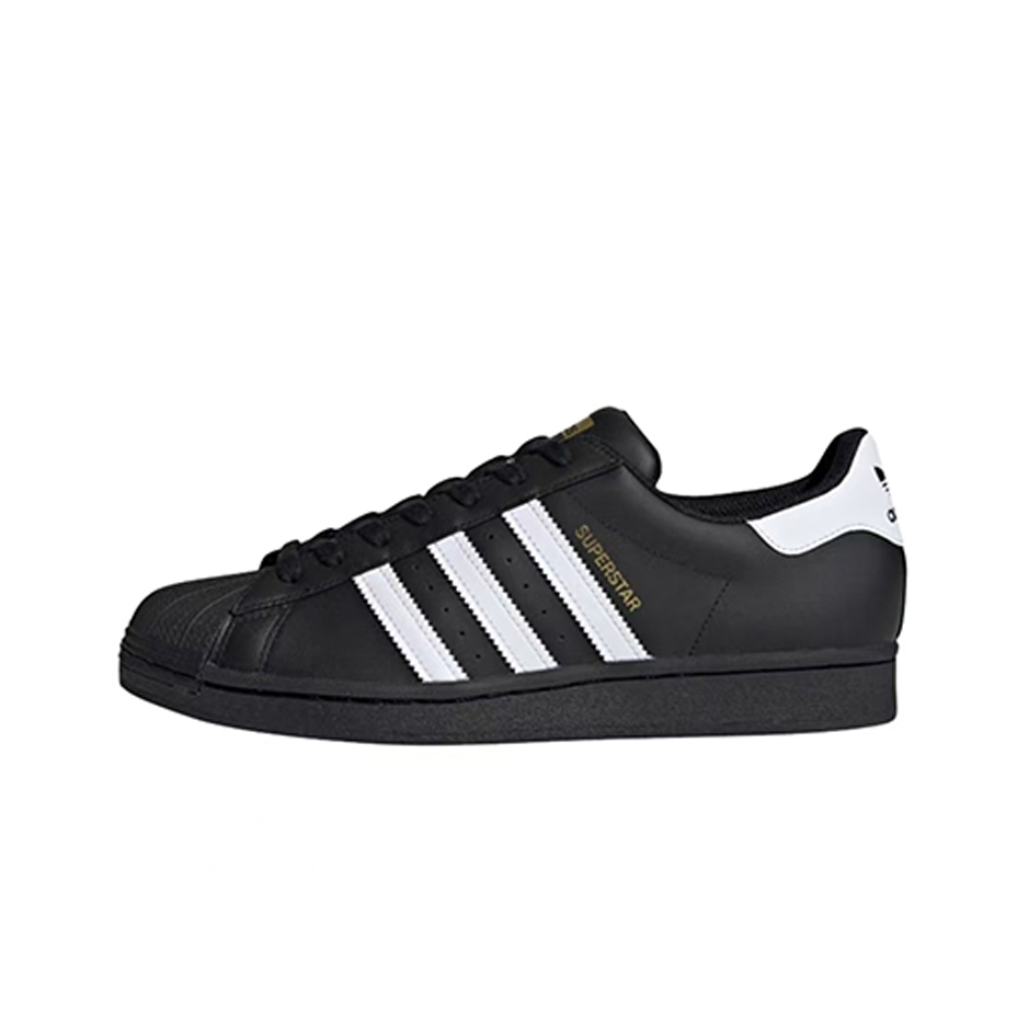 Adidas Originals SUPERSTAR Anti Slip Wear Resistant Low Top Skateboard Shoes Unisex Black