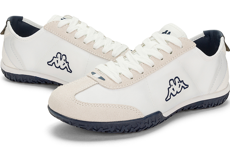 Kappa Slip Resistant, Abrasion Resistant, Lightweight Low Top Running Shoes Unisex White Blue купить в интернет-магазине Yoocart с быстрой доставкой по России.