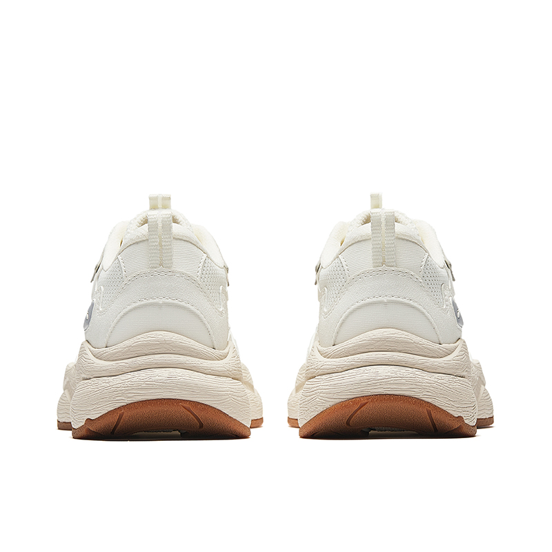Anta Cushioning, Wear Resistant Low Top Casual Shoes Women's Ivory White Silver купить в интернет-магазине Yoocart с быстрой доставкой по России.