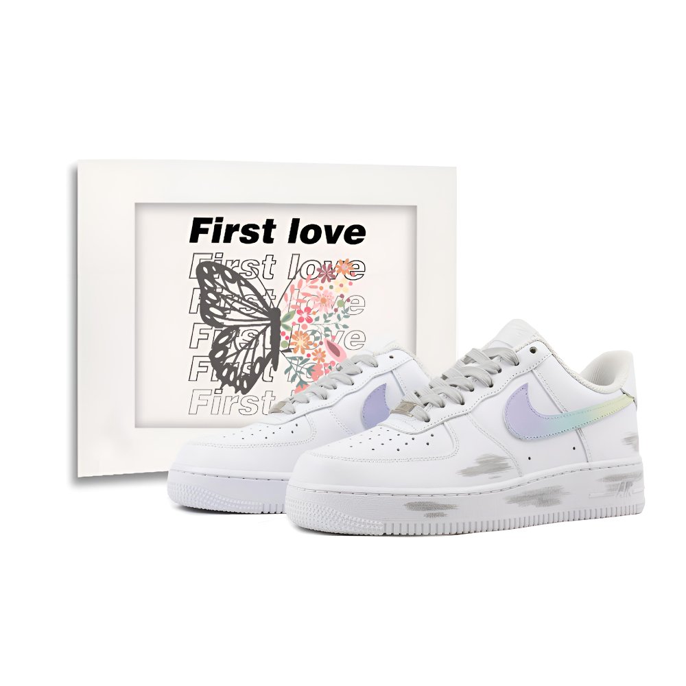 Nike Air Force 1 Skateboard Shoes Unisex Low top White, Black