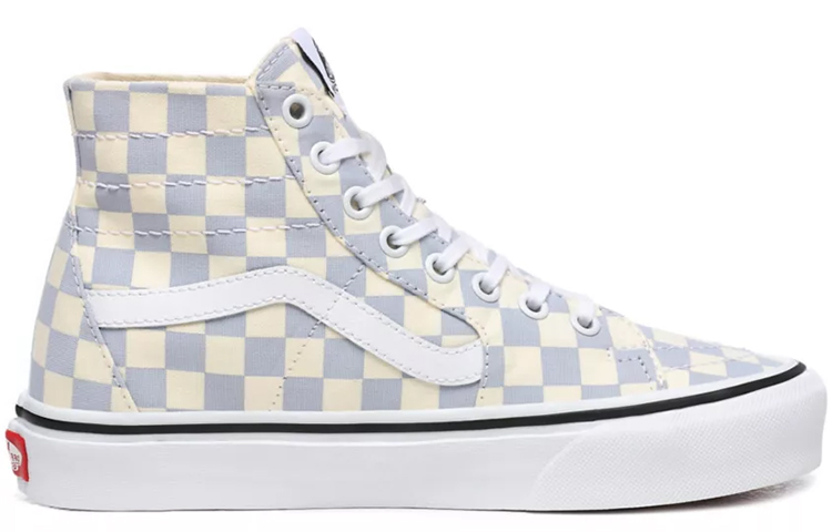 Sk8 Vans-Hi Tapered 'Checkerboard - Zen Blue'