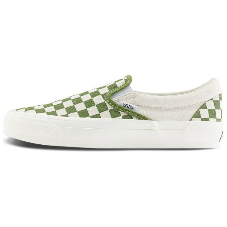 Vans Premium Slip On 98 'Checkerboard   Pesto Green'