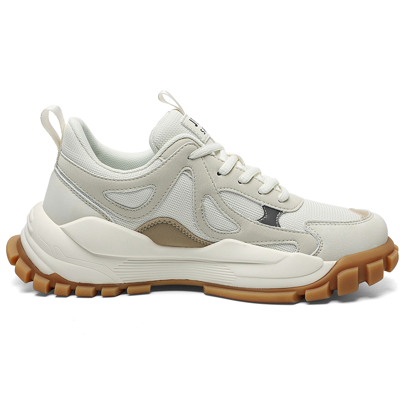 JEEP SPIRIT Low Top Chunky Sneakers Men's Light Sandy