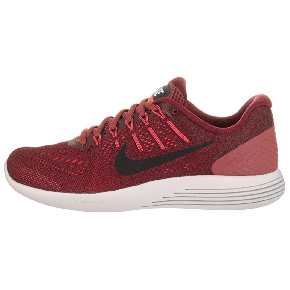 Nike Lunarglide 8 Anti Slip Wear Resistant Low Top Casual Running Shoes Unisex Red