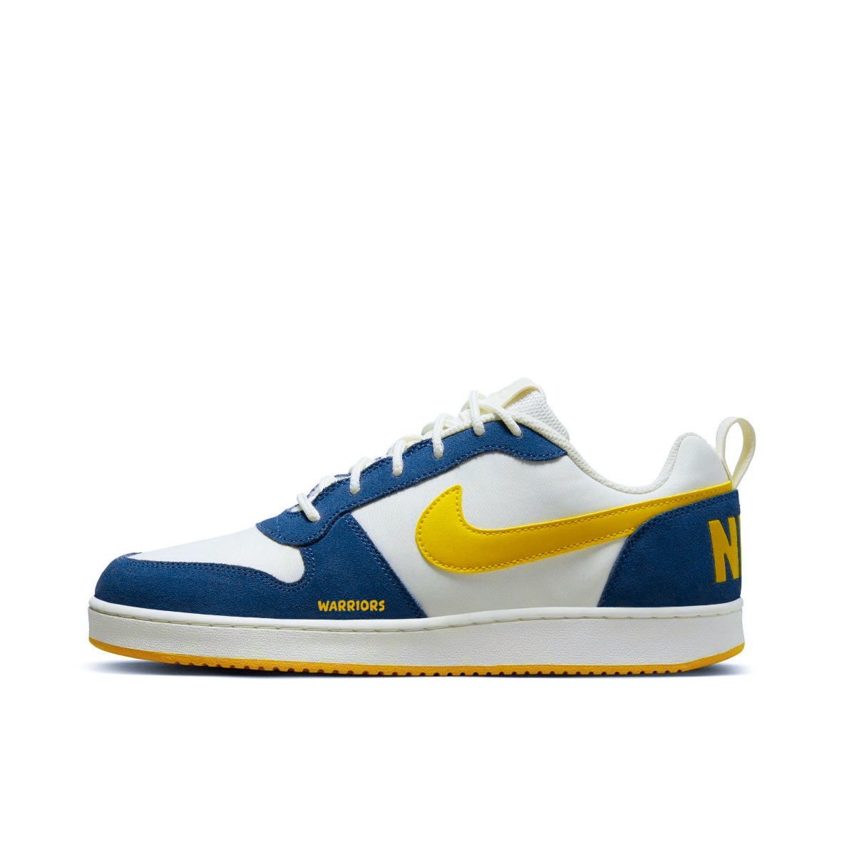 Nike Court Borough PRM Slip Resistant Abrasion Resistant Low top Skateboard Shoes Men's Blue Yellow