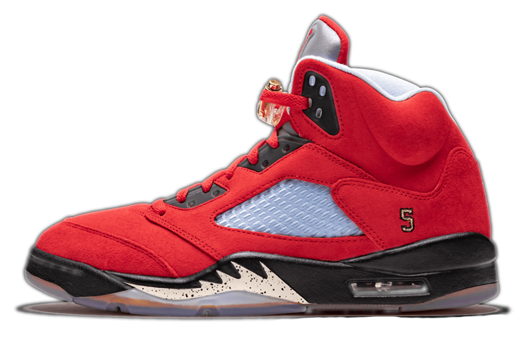 Air Jordan 5 Retro Sp F&F X Trophy Room 'Black Red'