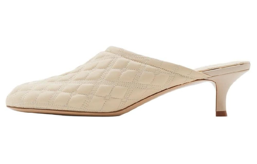 Burberry Quiet Wrap-toe Slippers Women's Ecru