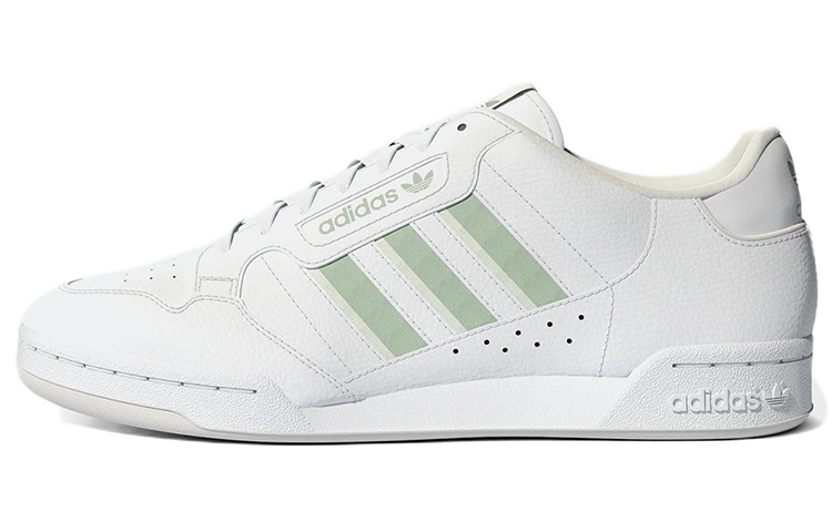 Adidas Originals Continental 80 Stripes Cloud White Linen Green Off White