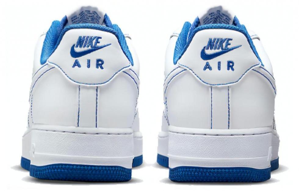 Nike Air Force 1 '07 'Contrast Stitch White Game Royal' купить в интернет-магазине Yoocart с быстрой доставкой по России.