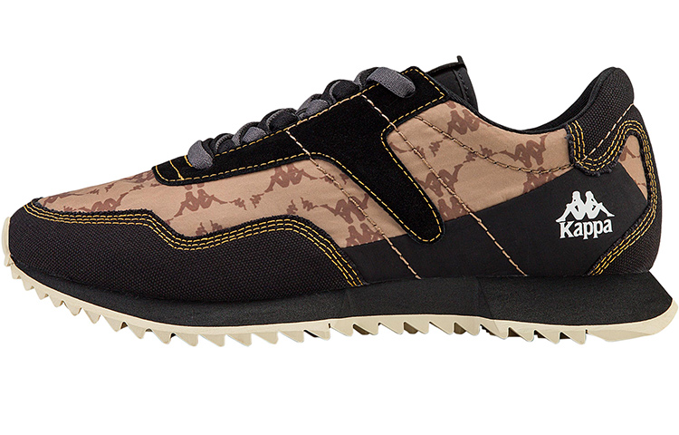 Kappa Abrasion Resistant Coverage Breathable Lightweight Low Top Casual Shoes Unisex Black