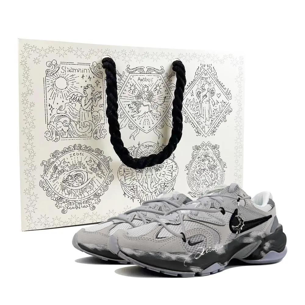 Nike AL8 Cushioning Abrasion Resistant Lightweight Low top Casual Shoes Unisex Gray Black