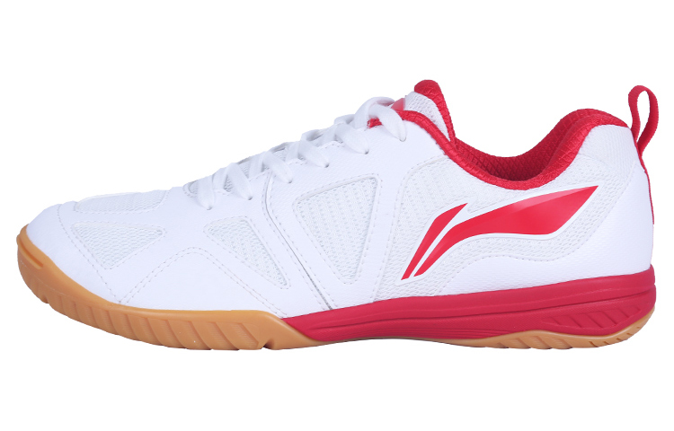 LiNing Cushioning, Slip Resistant, And Abrasion Resistant Functionality Low top Unisex White Red
