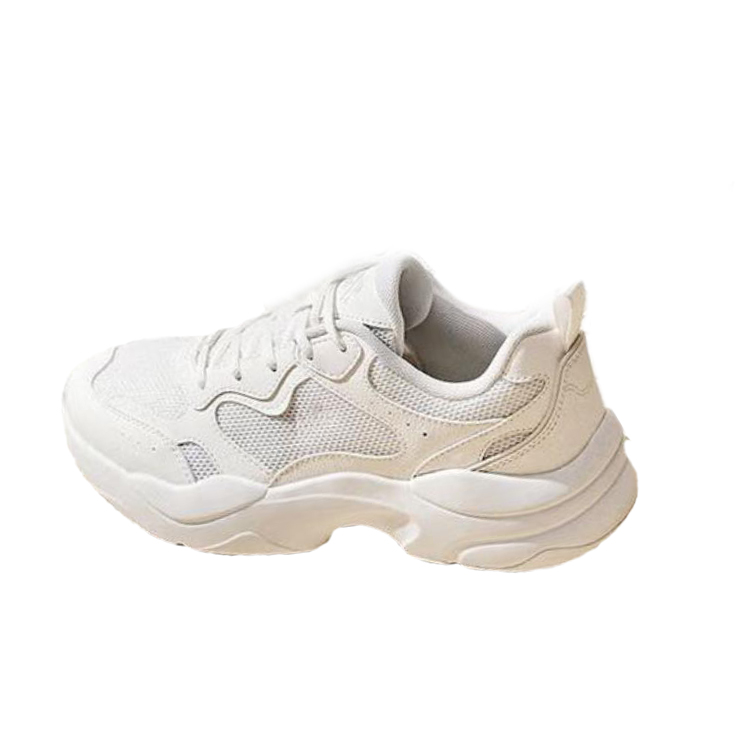 Anta Life Collection Shock Absorbers Slip Resistant Breathable Low Top Chunky Sneakers Women's Papyrus White