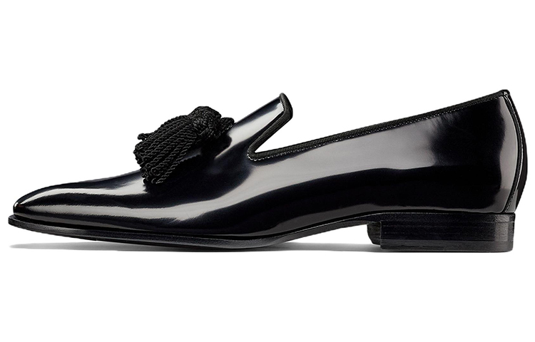 Jimmy Choo Foxley Tassel-detail Leather Loafers