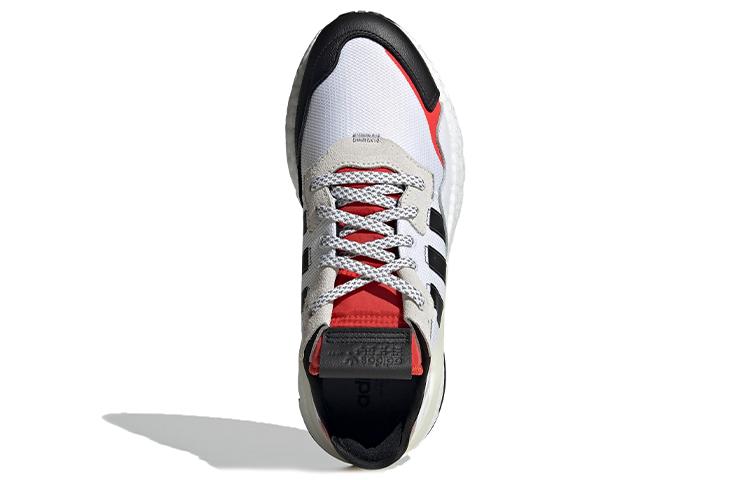 Adidas Nite Jogger White Black Red купить в интернет-магазине Yoocart с быстрой доставкой по России.