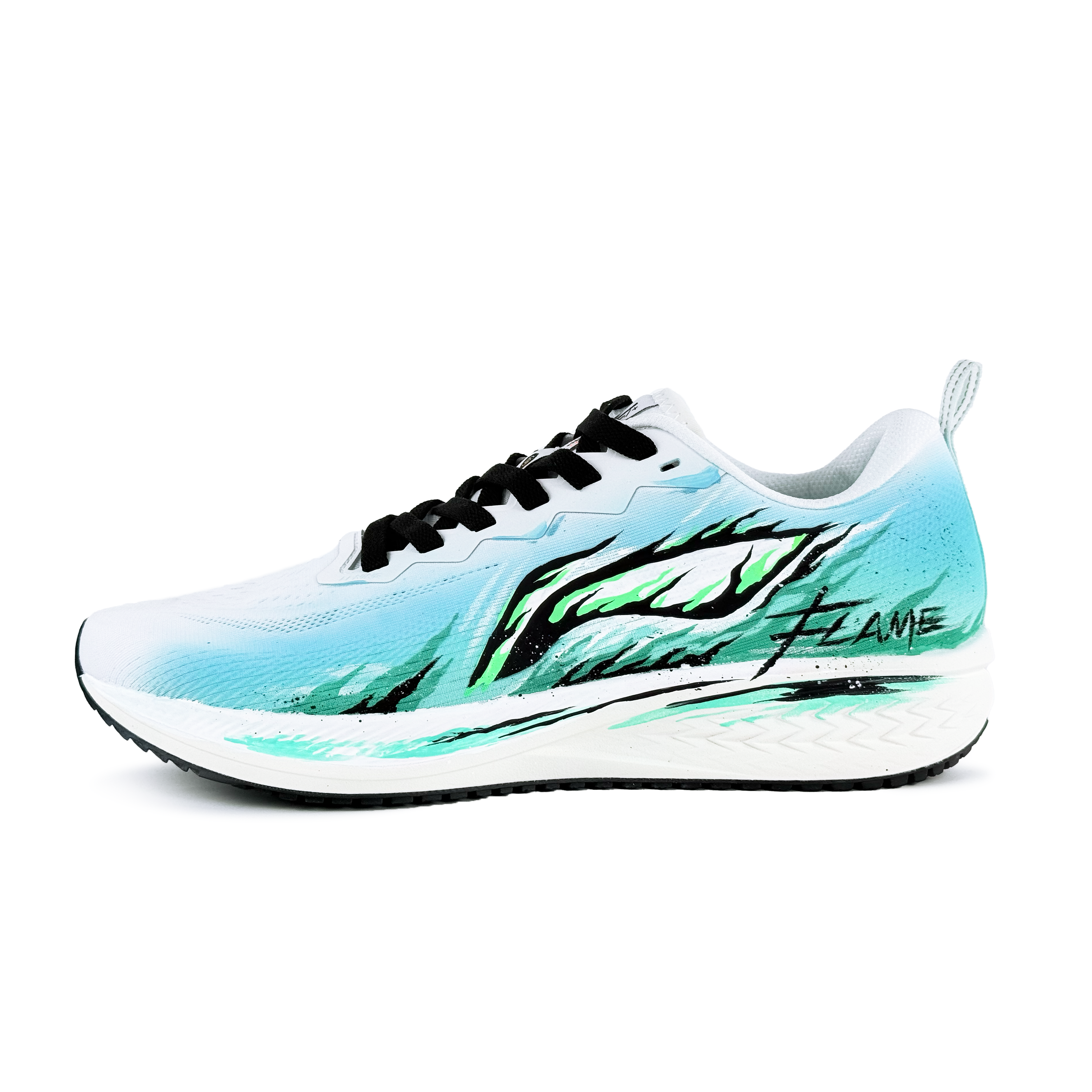 LiNing Red Hare 6 Shock Absorbers Slip Resistant Abrasion Resistant Low top Casual Running Shoes Men's Cyan