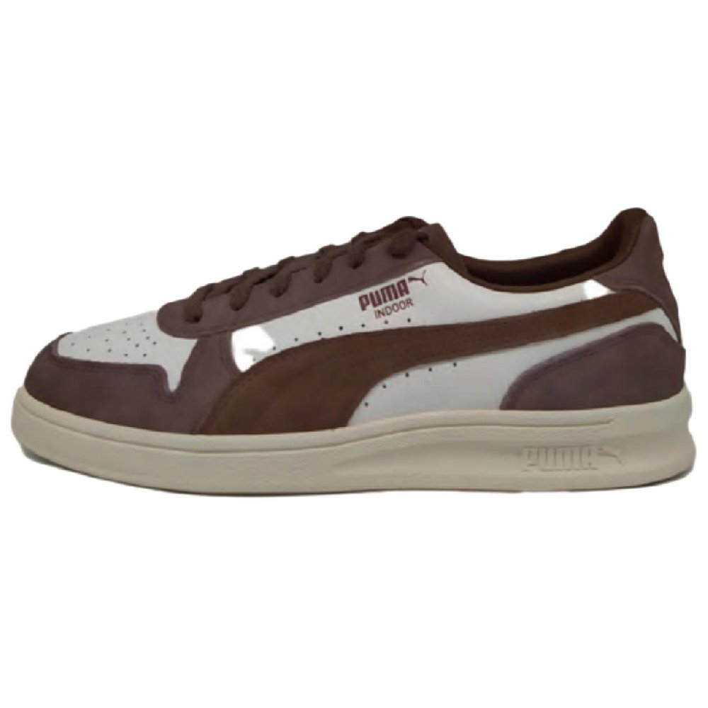 PUMA Low Top Skateboard Shoes Unisex White Brown
