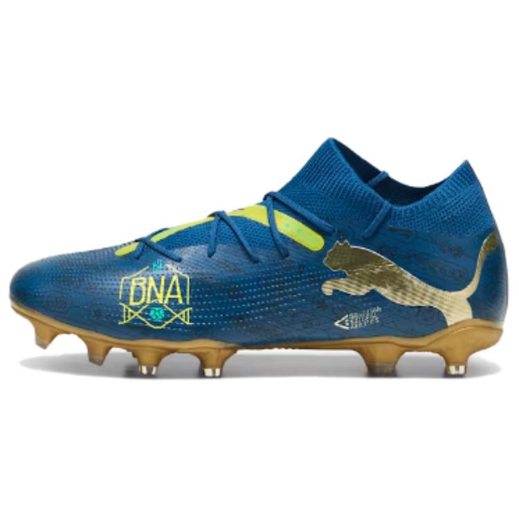 PUMA FUTURE 7 MATCH AG Short Rubber Studs FG Long Rubber Studs Soccer Shoes Men's Blue