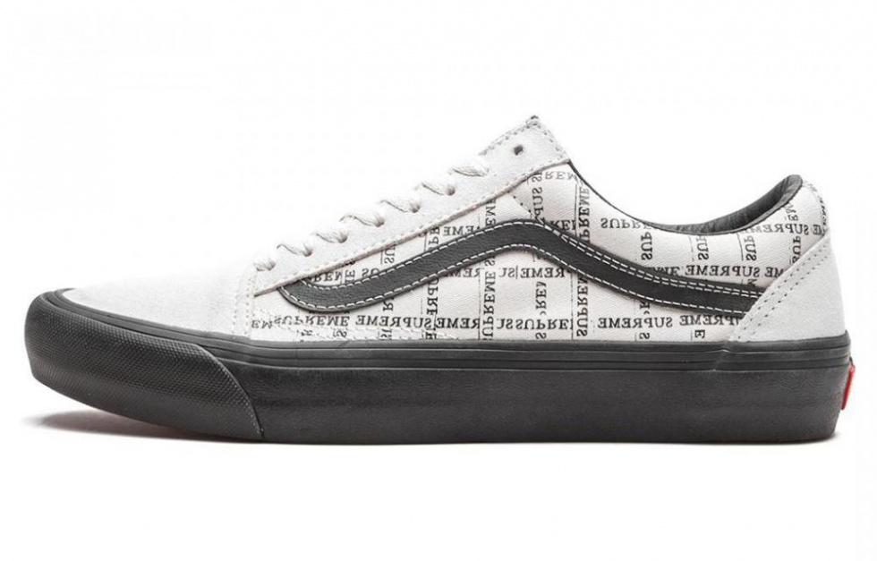 Vans Old Skool Supreme Grid White