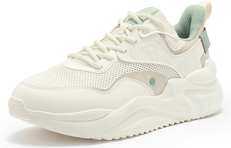 361° Anti-Slip And Wear-Resistant Lightweight Low-Top Sports Casual Shoes Women's White Gray