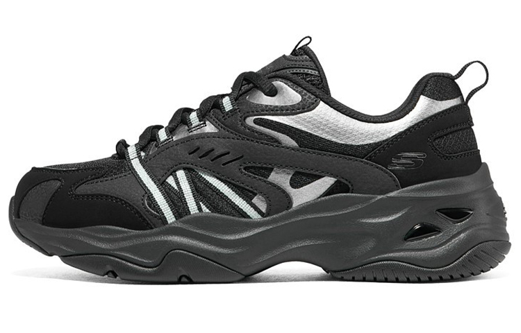 Skechers Dlites 4.0 'Black Silver' Women's