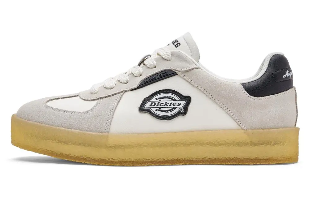 Dickies Jelly Base, Trendy Versatility Skateboard Shoes Men's Beige Gray