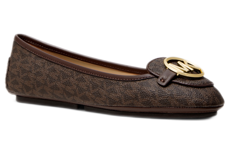 Michael Michael Kors Grained Ballerina Flats