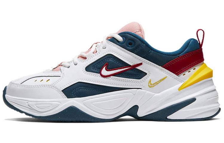 Nike M2K Tekno Blue Force Summit White Chrome Yellow Women's