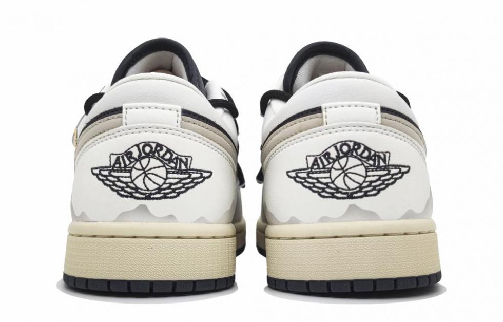 Jordan Air Jordan 1 Durable Breathable Low-Top Vintage Basketball Shoes Unisex Ecru купить в интернет-магазине Yoocart с быстрой доставкой по России.