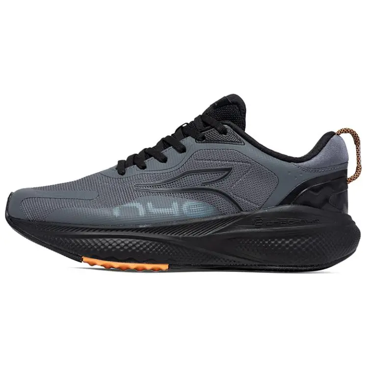 361° Anti Slip Wear Resistant Low Top Running Shoes Men's Gray Black