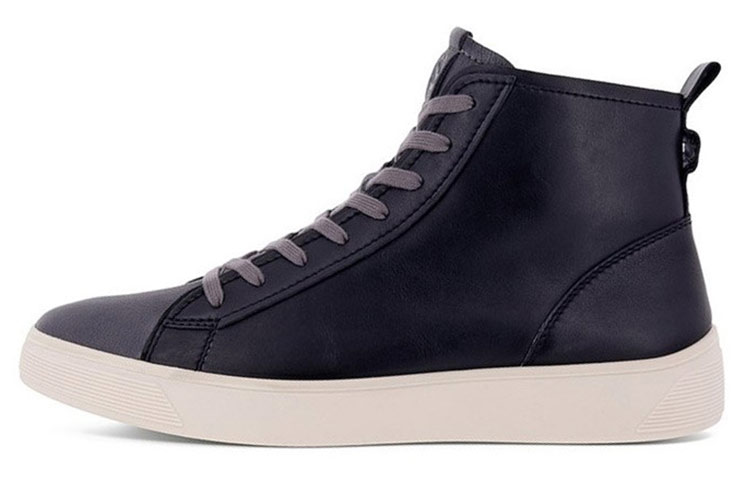 Ecco Street Fun Break Stylish Skateboarding Shoes Men's Black Gray