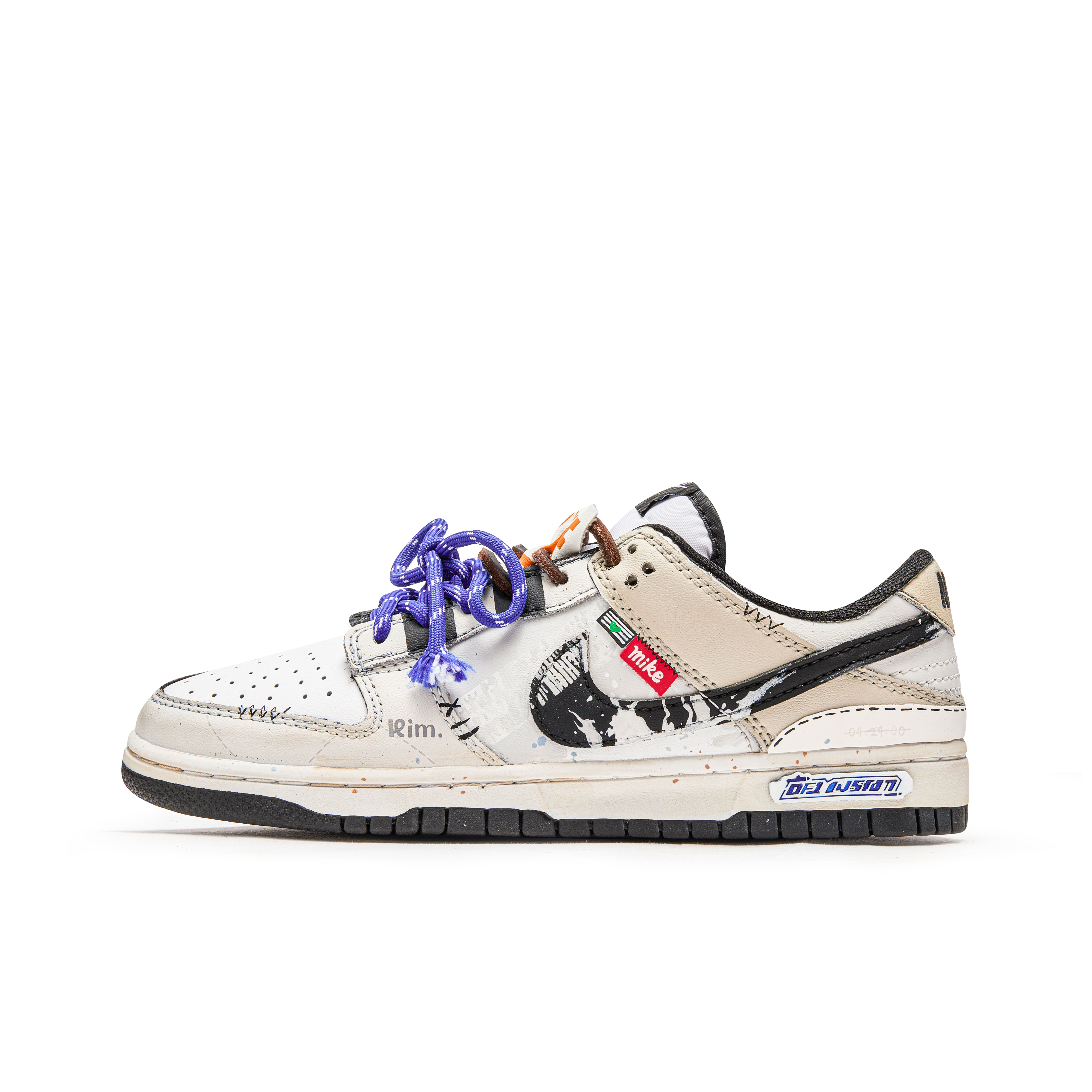 Nike Dunk Box, Western Moment Cushioning, Wear Resistant Low top Skateboard Shoes Unisex