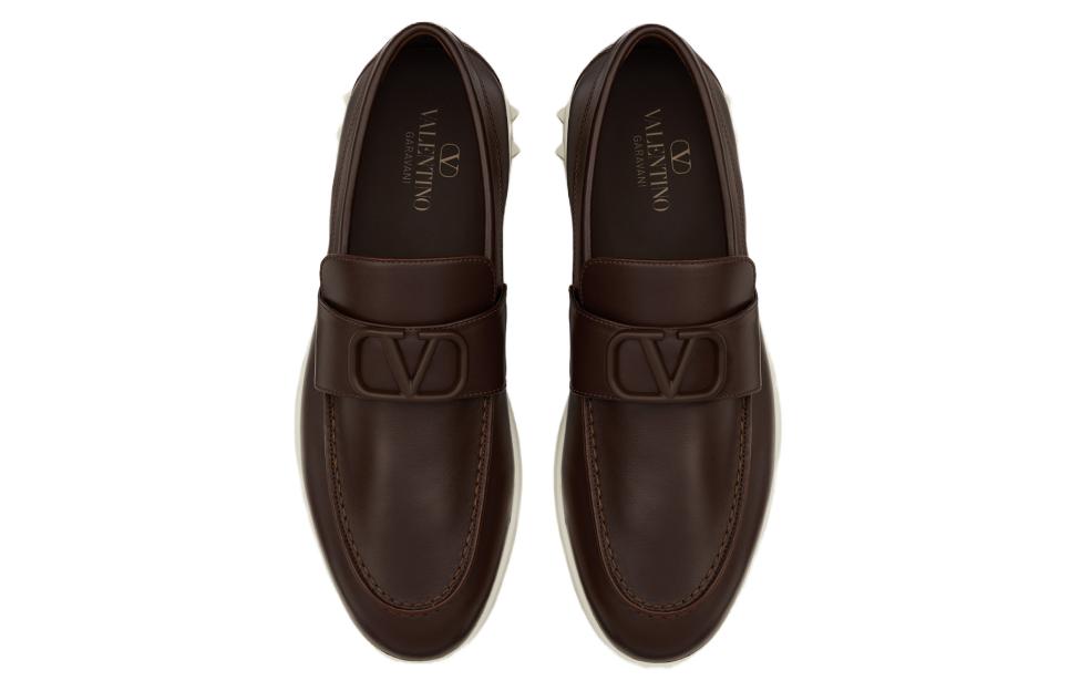 Valentino Garavani Leisure Flows Leather Loafers