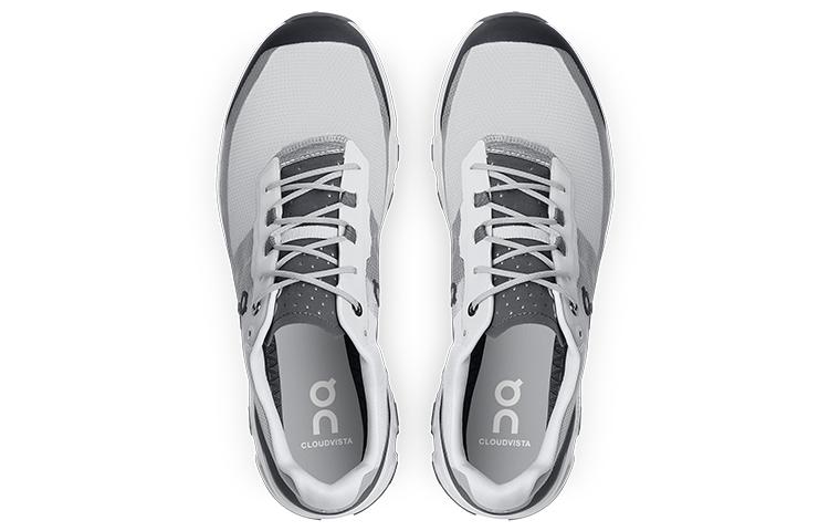 On Running Cloudvista Glacier Grey Black