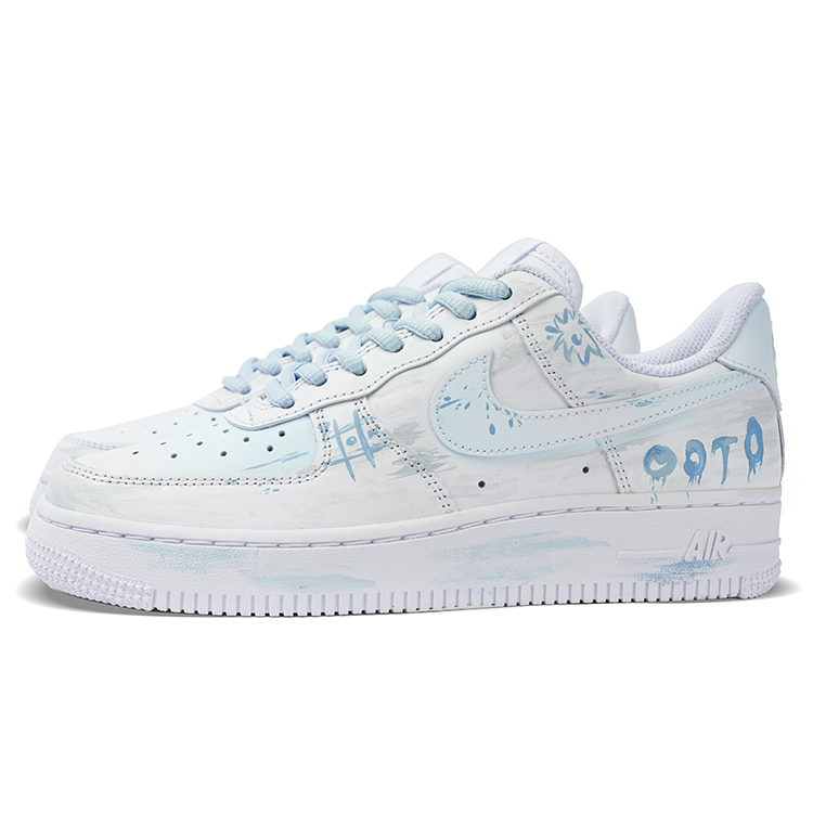 Nike Air Force 1 Coverage Warm Low-Top Skateboard Shoes Women's White Blue купить в интернет-магазине Yoocart с быстрой доставкой по России.