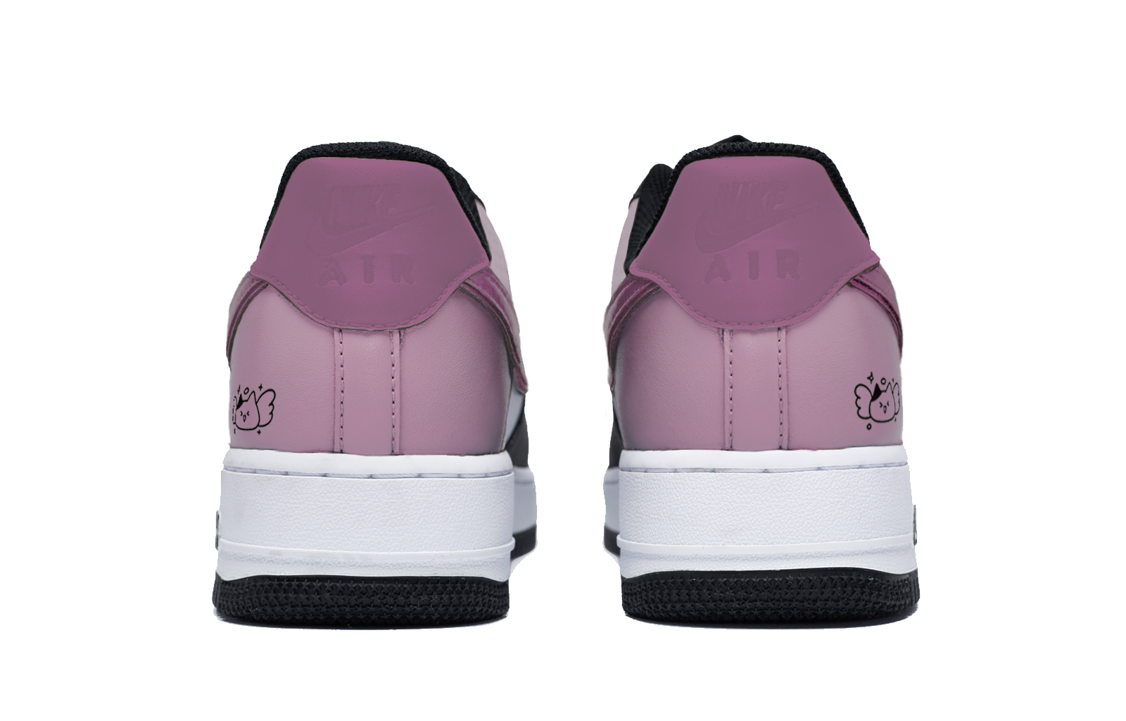 Nike Air Force 1 Puppy Fragment, Special Shoe Box Low Top Skateboard Shoes Men's White Pink купить в интернет-магазине Yoocart с быстрой доставкой по России.