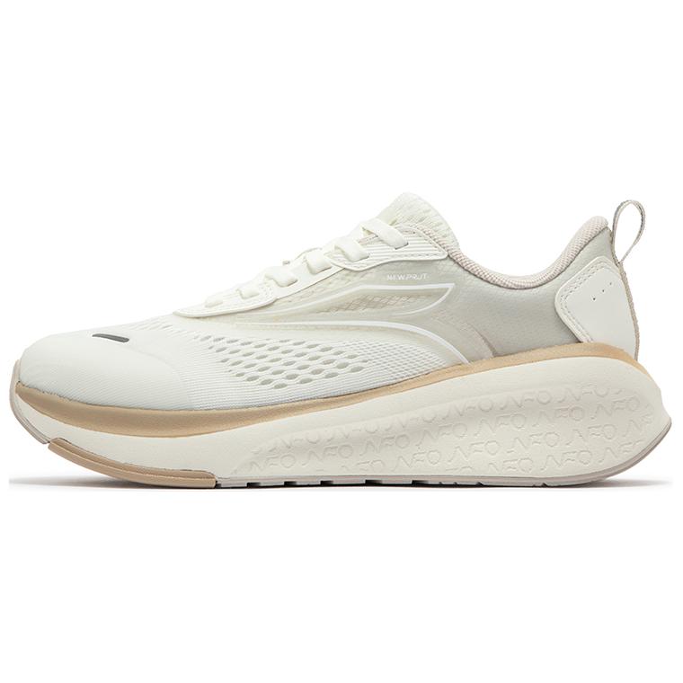 361° Wear-Resistant Low-Top Running Shoes Women's Beige