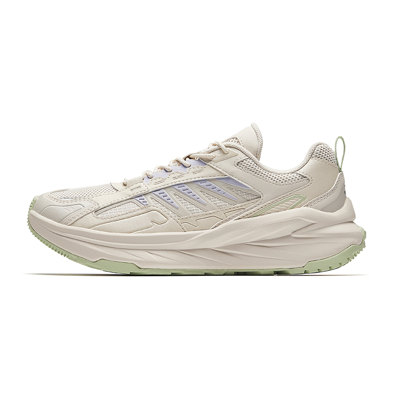 Anta Running Collection Anti-Slip Wear-Resistant Low-Top Casual Running Shoes Women's Gray Purple