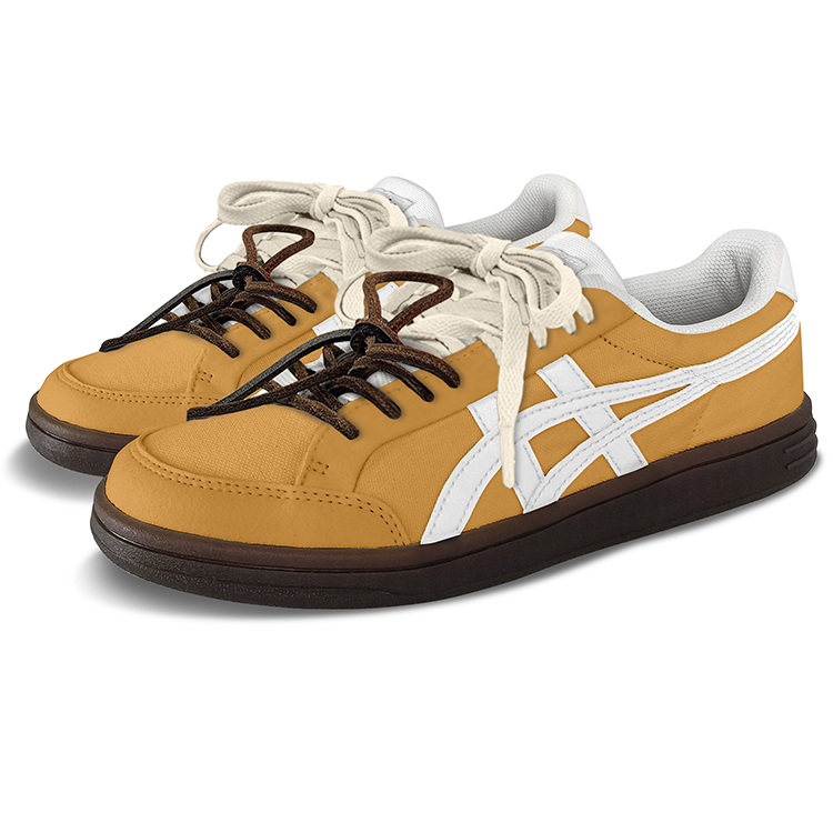 Onitsuka Tiger Advanti Slip-Resistant Low-Top Skateboard Shoes Unisex Yellow