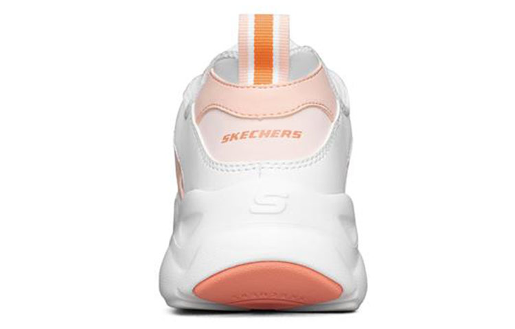 Skechers D Lites Airy Sneakers White/Orange Women's