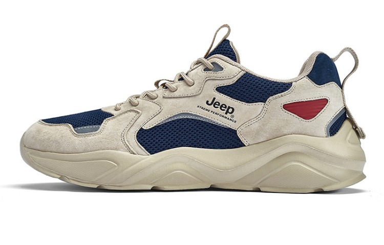 Jeep Low Top Casual Shoes Men's Blue