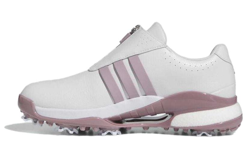 Adidas Tour360 Cushioning Wear-Resistant Low-Top Golf Shoes Women's Purple White