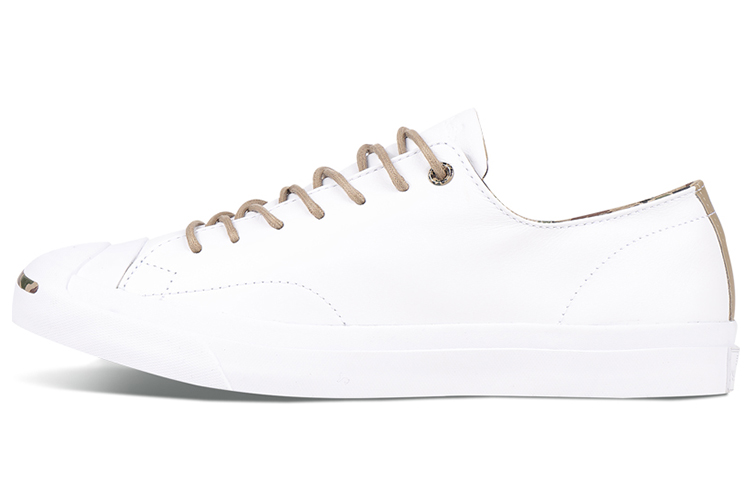 Converse Jack Purcell Wear resistant Non Slip Low Tops Casual Skateboarding Shoes Unisex White