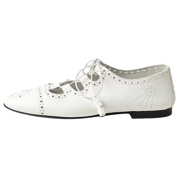 HERMES Khea Casual Single Shoes Women's White