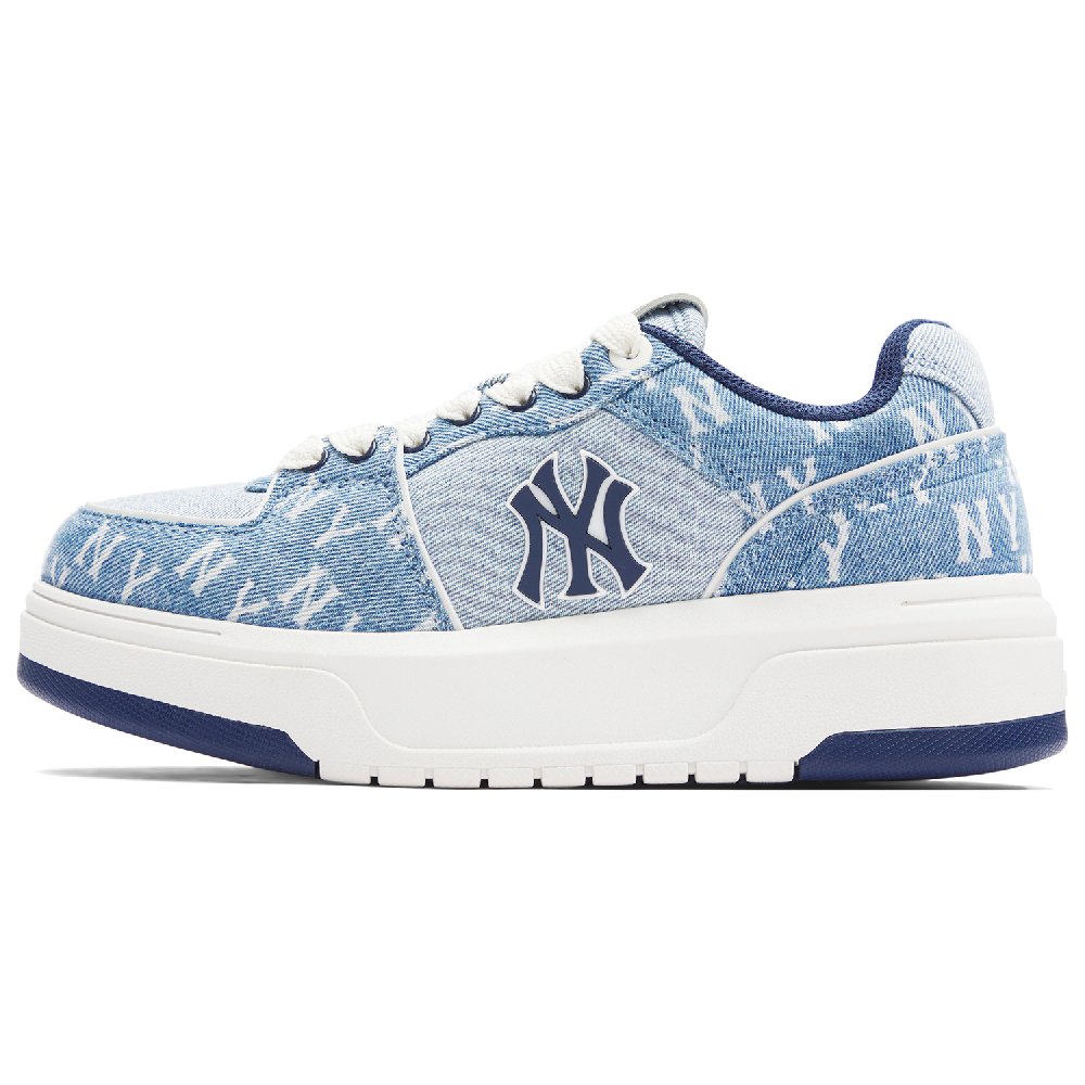MLB Chunky Liner Slip Resistant Low Top Skateboard Shoes Unisex Blue